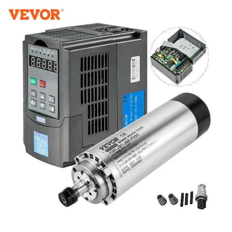 VEVOR vzduchom chladený vretenový motor 0,8 kW 1,5 kW 2,2 kW 4 kW VFD invertor s premenlivou frekvenciou 220 V pre CNC gravírovanie a frézovanie