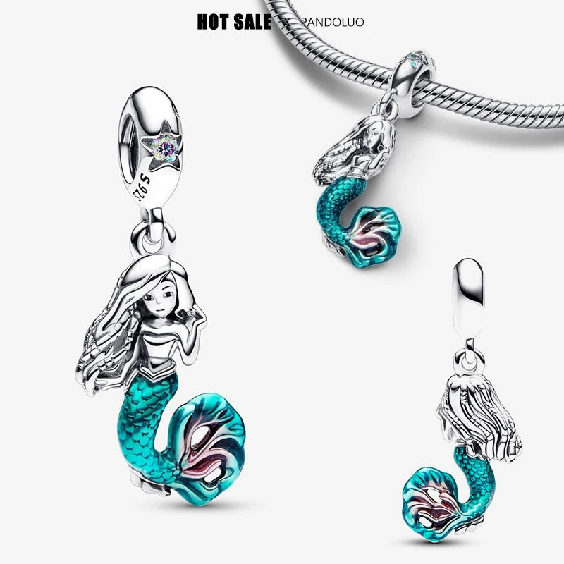 Novinka v sérii Disney Charm Beads Hodí sa k Pandora Original Charms náramok pre ženy 925 Strieborný prívesok s korálkami DIY šperky Hot Sale