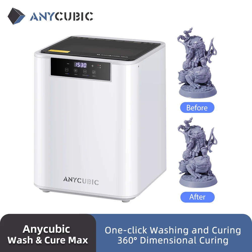 ANYCUBIC Wash & Cure Max model umývania a vytvrdzovania pre Photon M3 Max čistiaci stroj pre SLA LCD UV živicovú 3D tlačiareň