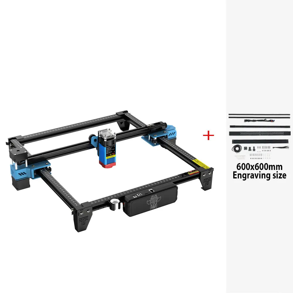 Laserový gravírovací stroj Twotrees TTS-55 Laserový rezací stroj Laserový gravírovací stroj Stlačený bodový LD+FAC laserová tlačová maticová tlačiareň