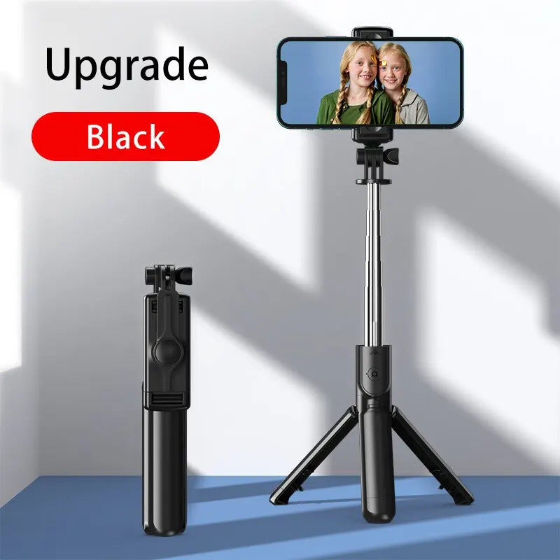 Bluetooth Wireless Selfie Stick Mini statív Rozšíriteľná spúšť pre monopod pre iPhone Držiak telefónu Samsung Xiaomi