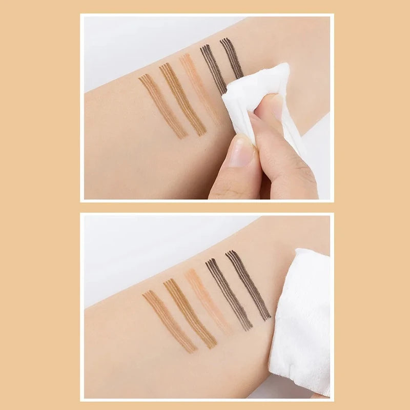 4-bodová ceruzka na obočie Vodotesné tekuté pero na obočie na vylepšenie obočia Prírodný make-up Dlhotrvajúci mejkap Módna ceruzka na obočie