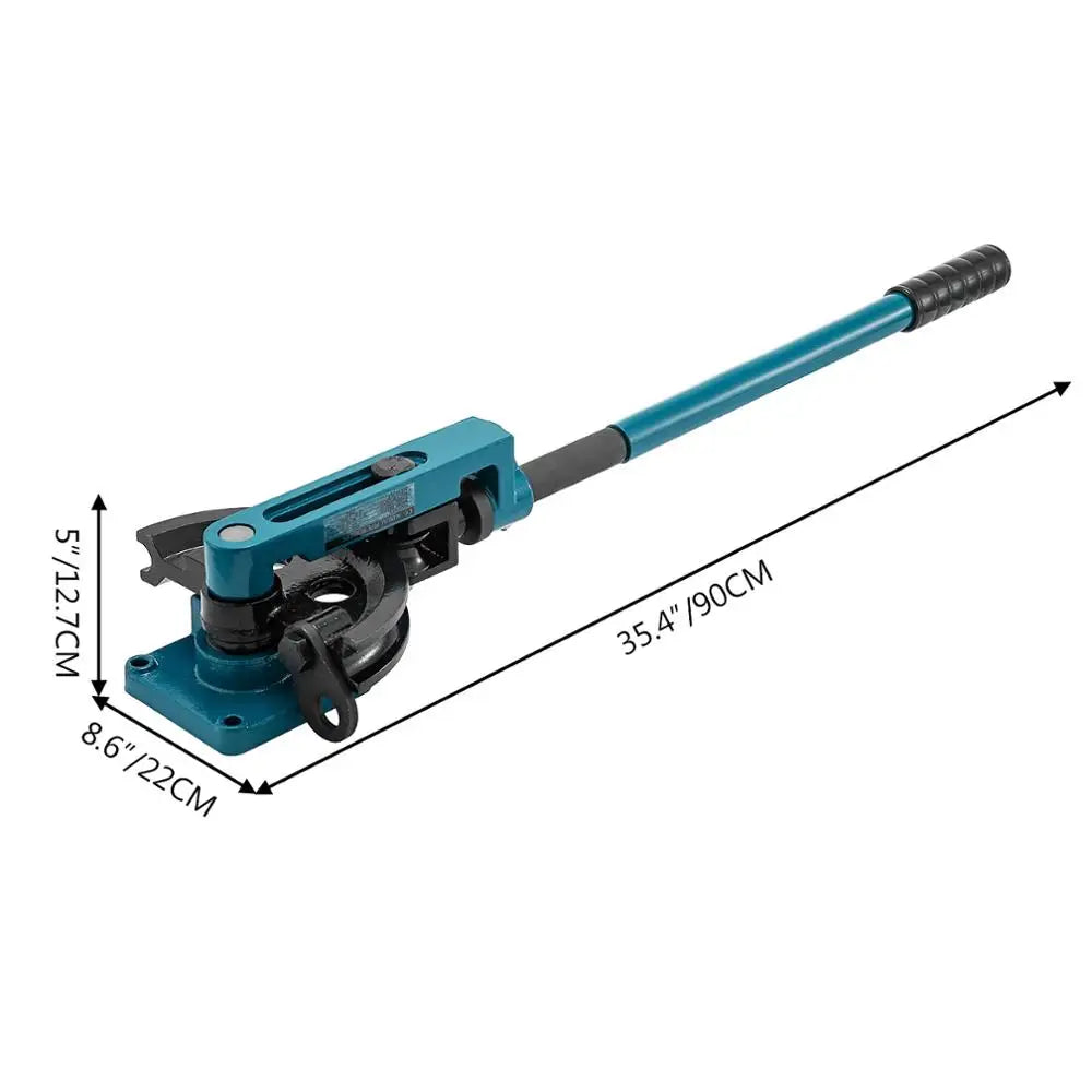 Ručná ohýbačka rúr VEVOR s priemerom 10-25 mm Multifunkčná ohýbačka oceľových medených rúr Pákový typ Nástroje na ohýbanie rúr pre veľké zaťaženie