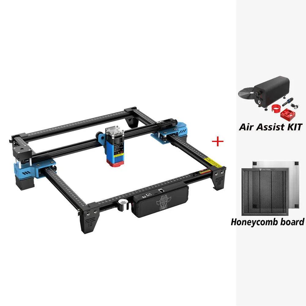 Laserový gravírovací stroj pre začiatočníkov TwoTrees Offline ovládanie 40W DIY drevoobrábací laserový gravírovací stroj na rezanie CNC stroja