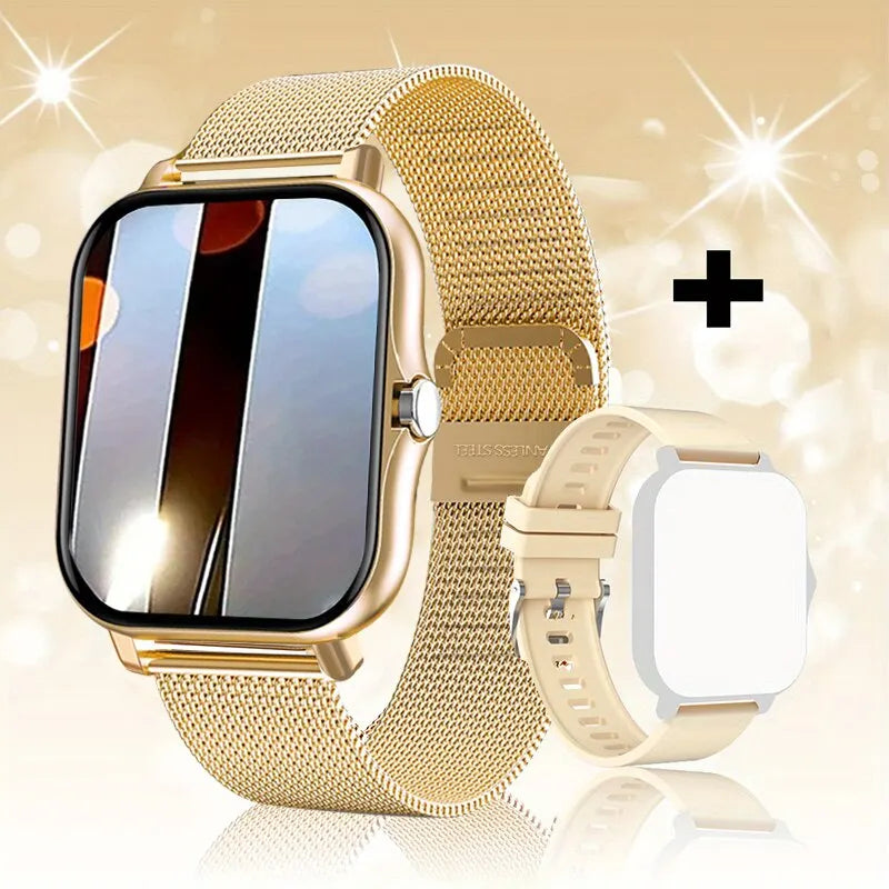 Nové SmartWatch 1,83-palcová veľká farebná obrazovka Plnodotykový vlastný ciferník Inteligentné hodinky Bluetooth Hovor s podporou aplikácií Inteligentné hodinky Ženy Muži