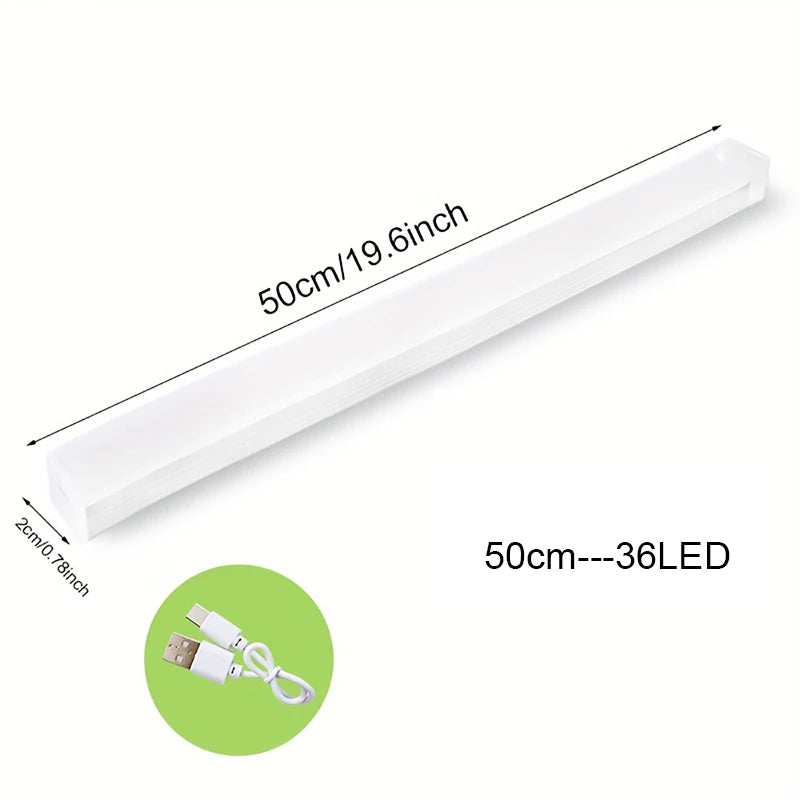 Dobíjacie LED pohybové čidlo nočné svetlo pod skrinkou Bezdrôtová lampa do kuchynského šatníka Nočná indukčná lišta