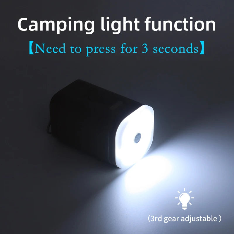 Elektrická vzduchová pumpa 3 v 1 so svetlami Mini bezdrôtový vzduchový kompresor USB nabíjacie nafukovacie/deflovacie pumpy pre outdoorové kempovanie