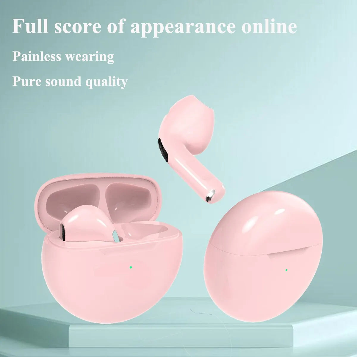Bezdrôtové slúchadlá Air Pro 6 TWS s mikrofónom Fone Bluetooth slúchadlá Športové slúchadlá do uší Pro6 J6 Headset pre Apple iPhone Xiaomi Huawei