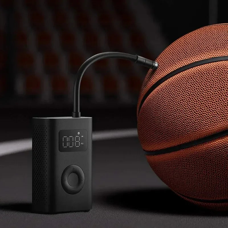 Xiaomi Mijia Air Pump 2 Mini prenosný elektrický vzduchový kompresor s 25% zvýšením rýchlosti Treasure 150PSI Type-C LED multifunkčný nafukovač Xiomi