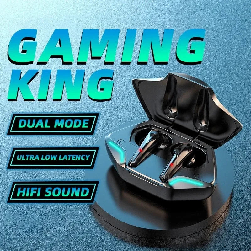 X15Pro Gaming Earbuds Bezdrôtové Bluetooth slúchadlá s mikrofónom Bass Audio Polohovanie zvuku 9D Stereo Music HiFi Headset pre hráča