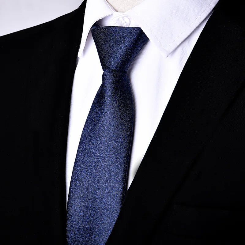 NOVÉ Paisley kravaty na zips pre mužov 7cm úzke kravaty s pruhovaným krkom Pánske automatické kravaty na zips modré lenivé kravaty