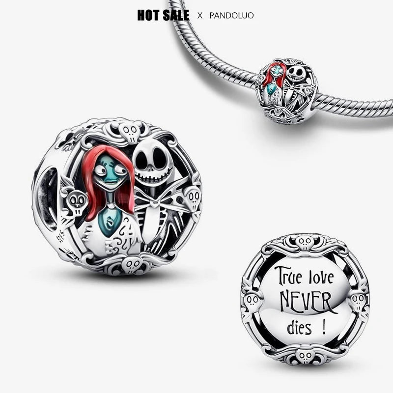 Novinka v sérii Disney Charm Beads Hodí sa k Pandora Original Charms náramok pre ženy 925 Strieborný prívesok s korálkami DIY šperky Hot Sale