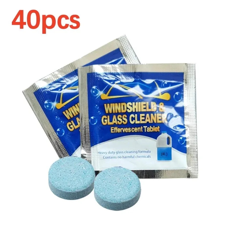 5/20/40PCS Car Cleaner Essence Wiper Essence Čistiace šumivé tablety Sklo do auta Voda Tuhá stieracia esencia Koncentrovaný darček