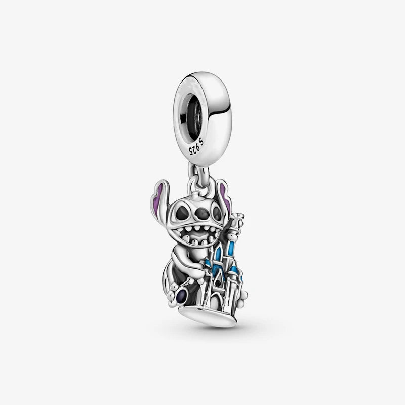 Novinka v sérii Disney Charm Beads Hodí sa k Pandora Original Charms náramok pre ženy 925 Strieborný prívesok s korálkami DIY šperky Hot Sale