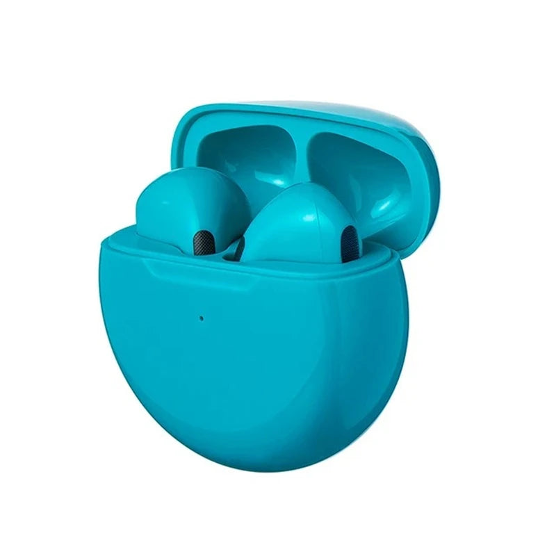 Slúchadlá Bluetooth pre iPhone Bezdrôtové slúchadlá Bluetooth Headset Pro 6 TWS s potlačením hluku s bezdrôtovými slúchadlami Mic Pro6