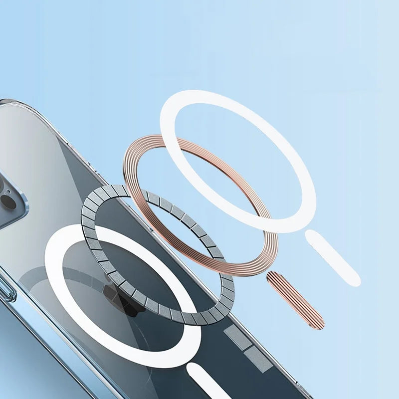 Akrylové magnetické puzdro pre iPhone 16 15 14 13 12 Pro Max Luxusný ultra číry kryt Magsafe odolný voči nárazom PC+TPU škrupinový silikónový obal