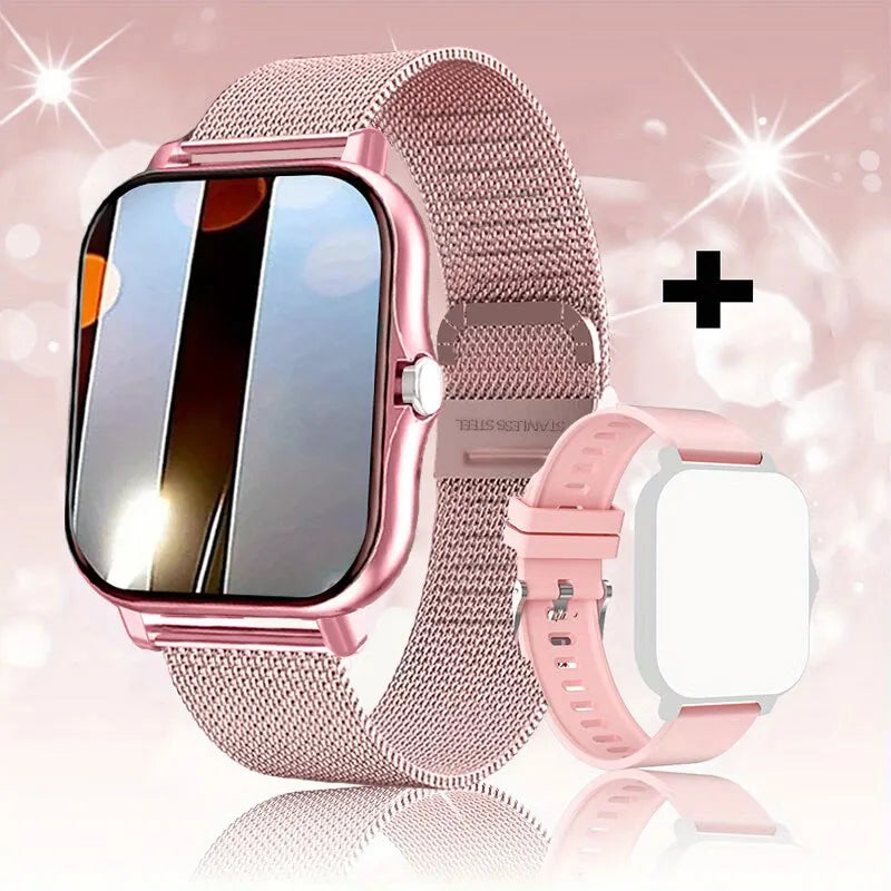 Nové SmartWatch 1,83-palcová veľká farebná obrazovka Plnodotykový vlastný ciferník Inteligentné hodinky Bluetooth Hovor s podporou aplikácií Inteligentné hodinky Ženy Muži