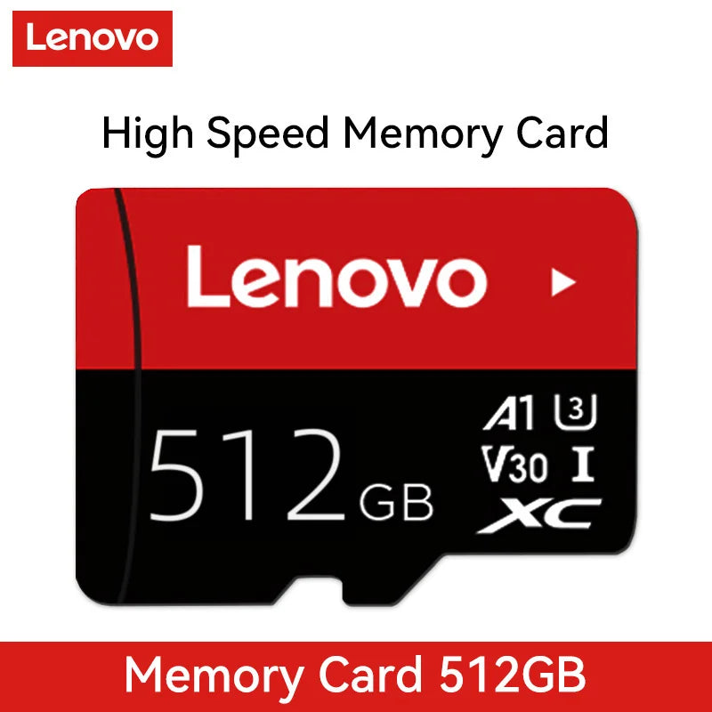 Pamäťová karta Lenovo 512 GB 256 GB 128 GB 64 GB 32 GB U3 V30 4K Full HD Micro TF Mini SD karta Pamäťová karta TF Flash pre telefón/počítač