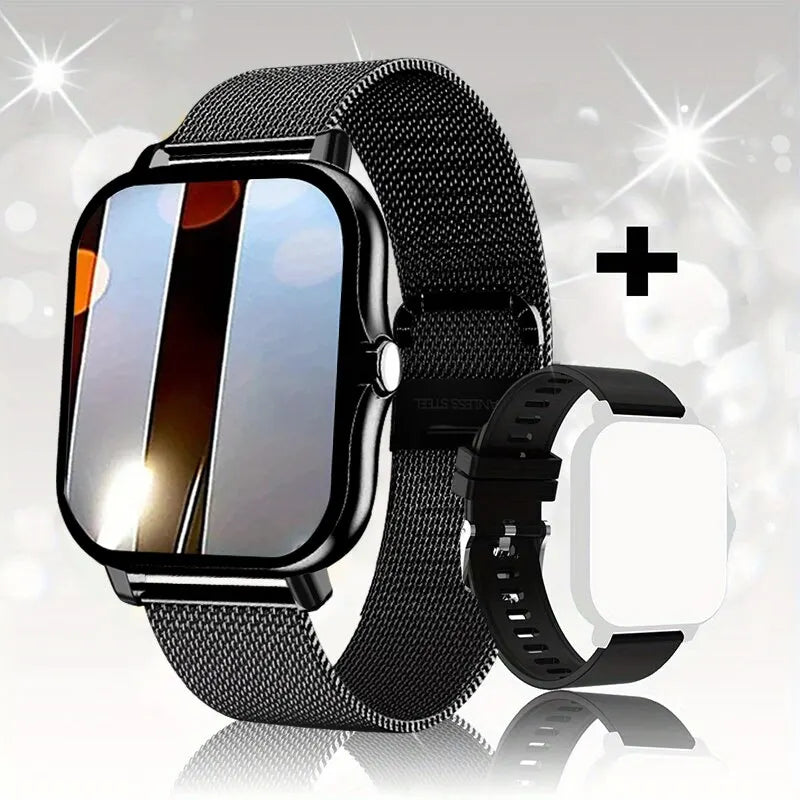Nové SmartWatch 1,83-palcová veľká farebná obrazovka Plnodotykový vlastný ciferník Inteligentné hodinky Bluetooth Hovor s podporou aplikácií Inteligentné hodinky Ženy Muži