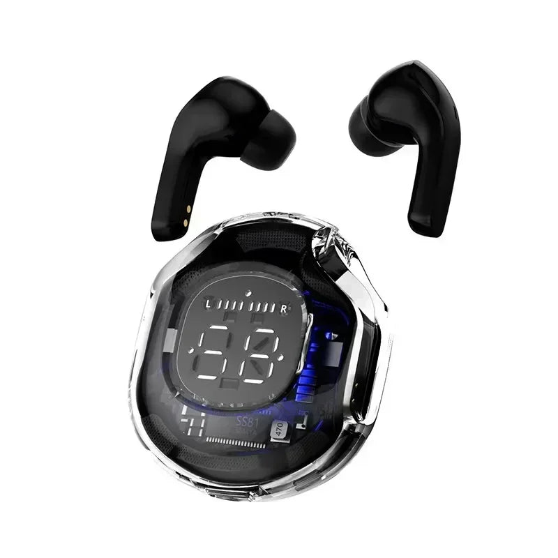 Bezdrôtové Bluetooth slúchadlá T8 Bezdrôtové Bluetooth slúchadlá LED Power Digital Display Stereo Sound Bezdrôtové slúchadlá pre Xiaomi