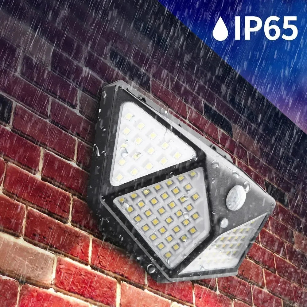 6 kusov 100 LED reflektorov Solárna lampa Pohybový senzor Vonkajšia záhradná dekorácia Solárne LED osvetlenie senzorom Vodotesný reflektor