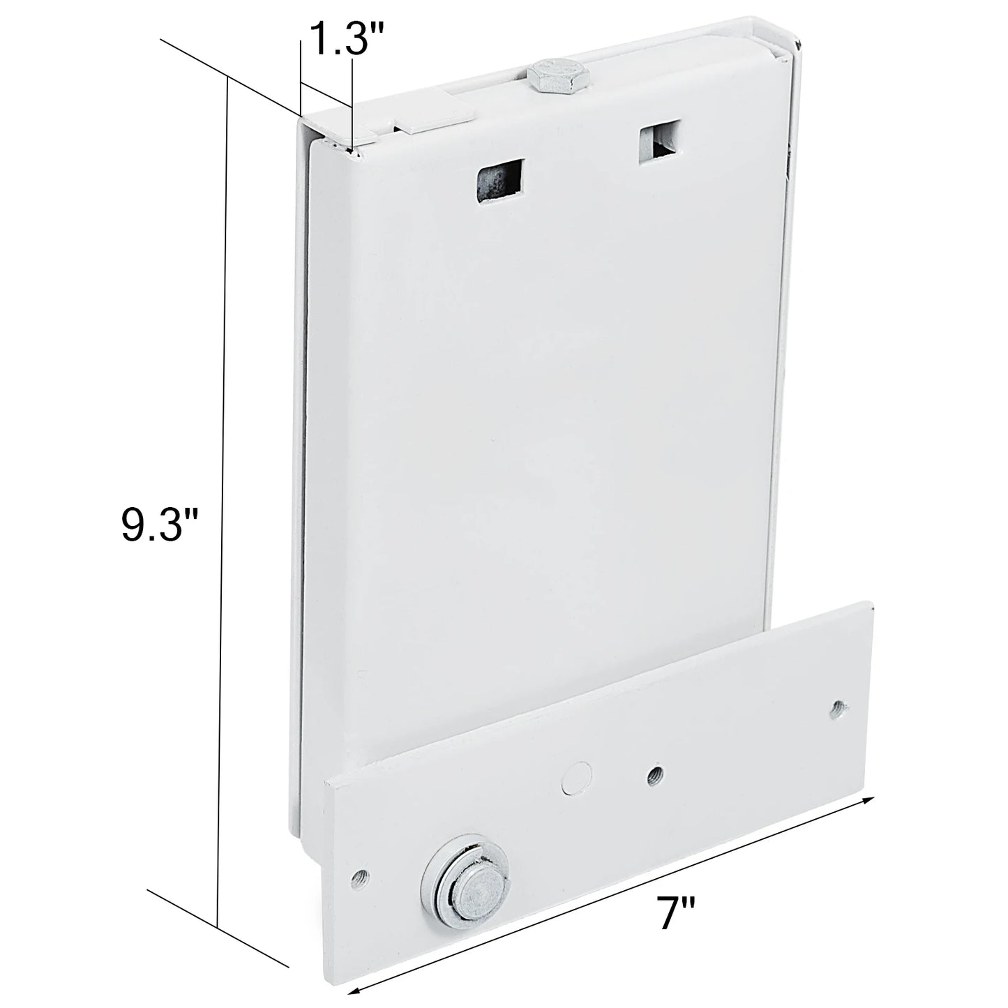 Súprava kovania na stenu VEVOR Murphy Pružinový mechanizmus Horizontálny nerezový queen Veľkosť s 2 pevnými nohami postele Rýchle nastavenie Biela