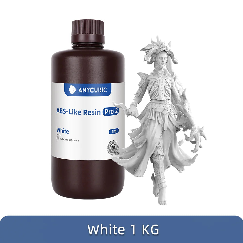 ANYCUBIC ABS Pro 2 Resin 405nm fotocitlivý polyresin, vysoká presnosť s minimálnym zmrštením pre LCD 3D tlačiareň
