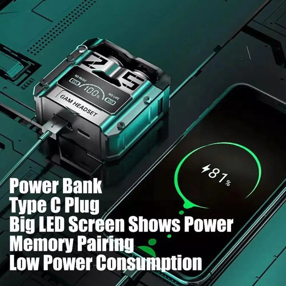 Originálne bezdrôtové slúchadlá M25 TWS Slúchadlá Bluetooth Touch Control Redukcia šumu Stereo slúchadlá slúchadiel do uší pre Xiaomi Iphone