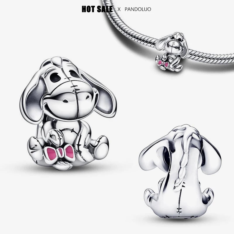 Novinka v sérii Disney Charm Beads Hodí sa k Pandora Original Charms náramok pre ženy 925 Strieborný prívesok s korálkami DIY šperky Hot Sale