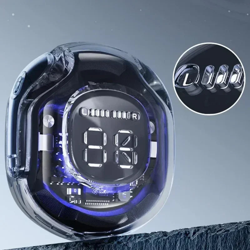 Bezdrôtové Bluetooth slúchadlá T8 Bezdrôtové Bluetooth slúchadlá LED Power Digital Display Stereo Sound Bezdrôtové slúchadlá pre Xiaomi