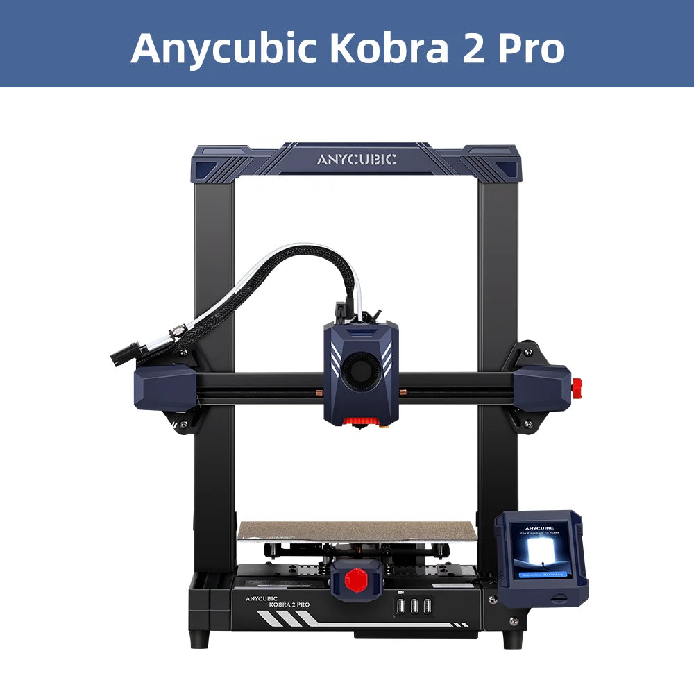 ANYCUBIC Kobra 2 Pro FDM 3D tlačiareň 500 mm/s Maximálna rýchlosť tlače s 9,8 x 8,7 x 8,7 palca Rozmery tlače LeviQ 2.0