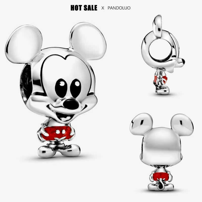 Novinka v sérii Disney Charm Beads Hodí sa k Pandora Original Charms náramok pre ženy 925 Strieborný prívesok s korálkami DIY šperky Hot Sale
