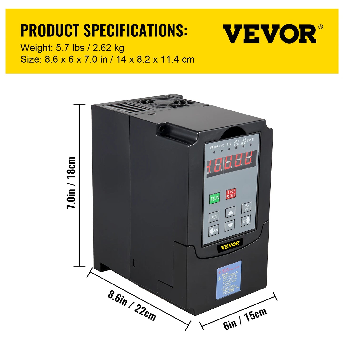 VEVOR vzduchom chladený vretenový motor 0,8 kW 1,5 kW 2,2 kW 4 kW VFD invertor s premenlivou frekvenciou 220 V pre CNC gravírovanie a frézovanie