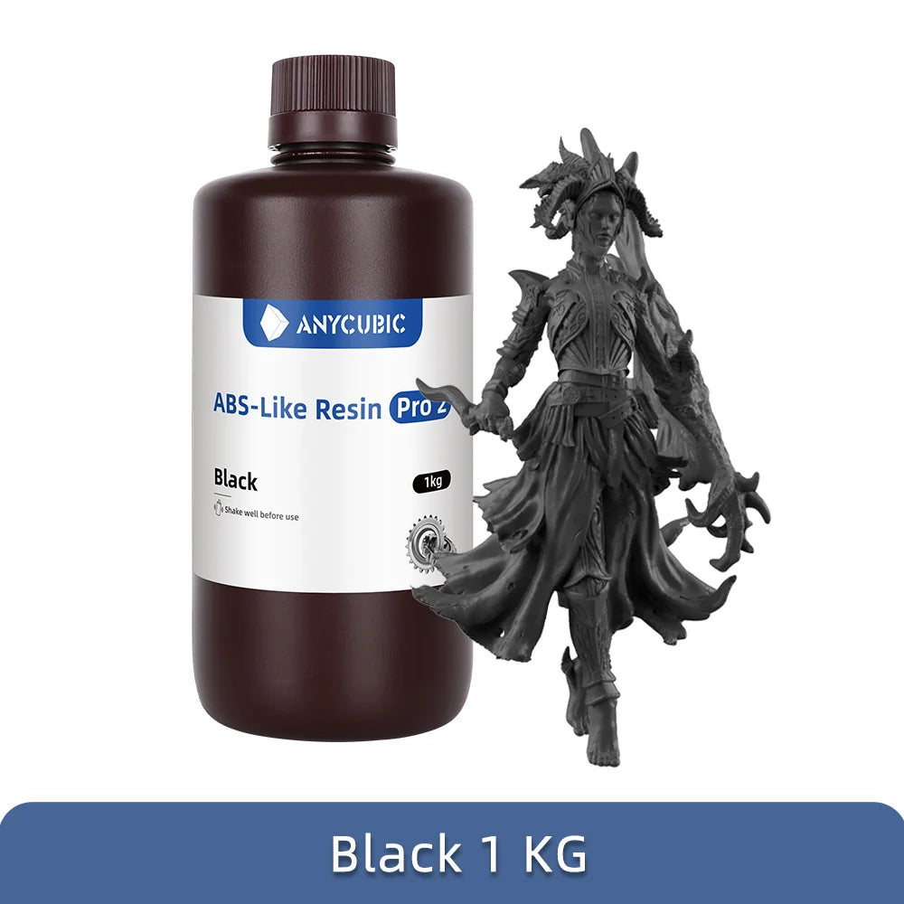 ANYCUBIC ABS Pro 2 Resin 405nm fotocitlivý polyresin, vysoká presnosť s minimálnym zmrštením pre LCD 3D tlačiareň