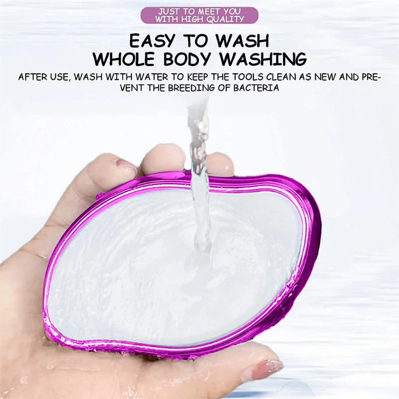 Eraser na odstránenie chĺpkov Crystal Epil Bezbolestný Bezpečný Opätovne použiteľný Nástroj na depiláciu Easy Clean Fyzické sklo Odstraňovanie ochlpenia Telo Beauty Eraser