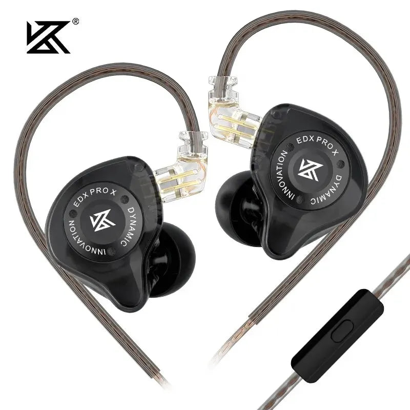 KZ EDX PRO X káblové slúchadlá HiFI Stereo Bass Music Slúchadlá do uší Športové slúchadlá Herné slúchadlá s potlačením hluku