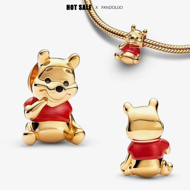 Novinka v sérii Disney Charm Beads Hodí sa k Pandora Original Charms náramok pre ženy 925 Strieborný prívesok s korálkami DIY šperky Hot Sale