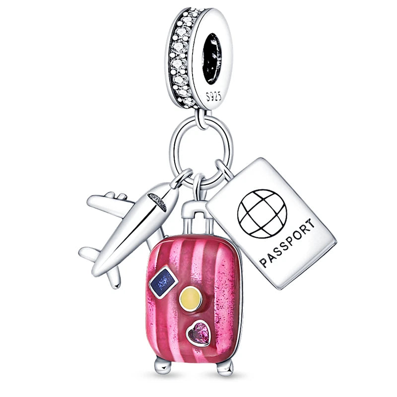 Novinka v sérii Disney Charm Beads Hodí sa k Pandora Original Charms náramok pre ženy 925 Strieborný prívesok s korálkami DIY šperky Hot Sale
