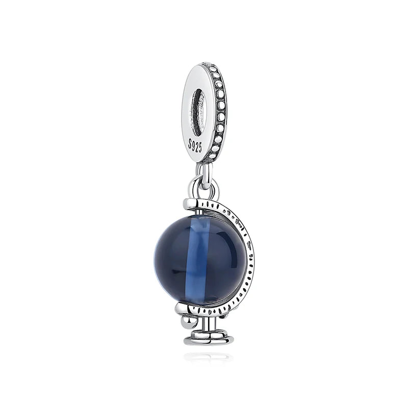 Originálne 925 Sterling Silver Charms Love Heart Korytnačka Murano Glass Prívesok Korálky Fit Pan náramok Náhrdelník Šperky pre ženy