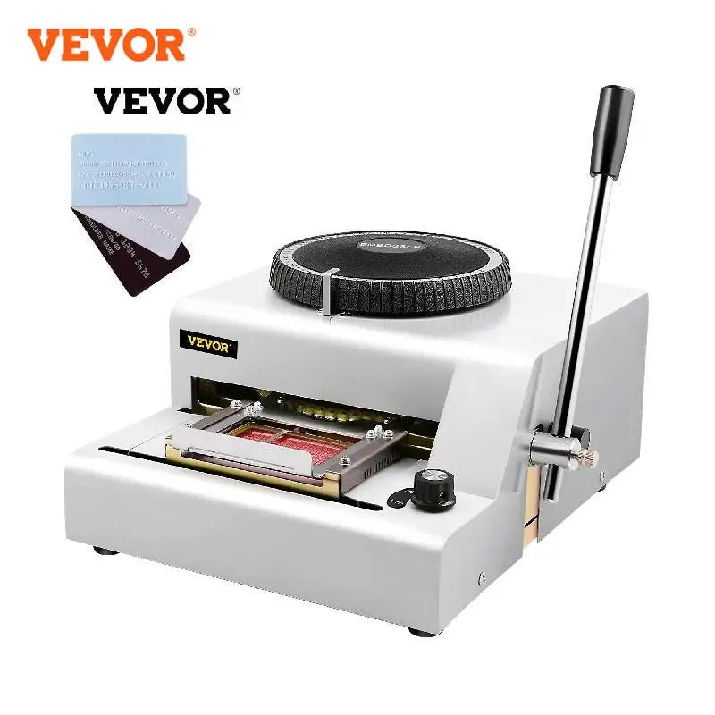 Raziaci stroj VEVOR 85,5 x 55 mm Raziaci strojček na 72 znakov pre PVC ID VIP členstvo na razenie kariet Manuálny raziaci stroj