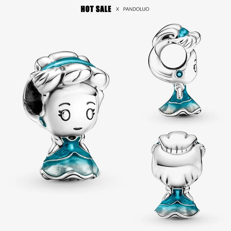 Novinka v sérii Disney Charm Beads Hodí sa k Pandora Original Charms náramok pre ženy 925 Strieborný prívesok s korálkami DIY šperky Hot Sale