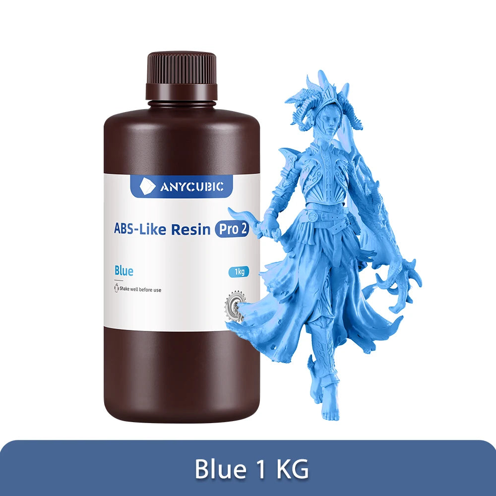 ANYCUBIC ABS Pro 2 Resin 405nm fotocitlivý polyresin, vysoká presnosť s minimálnym zmrštením pre LCD 3D tlačiareň