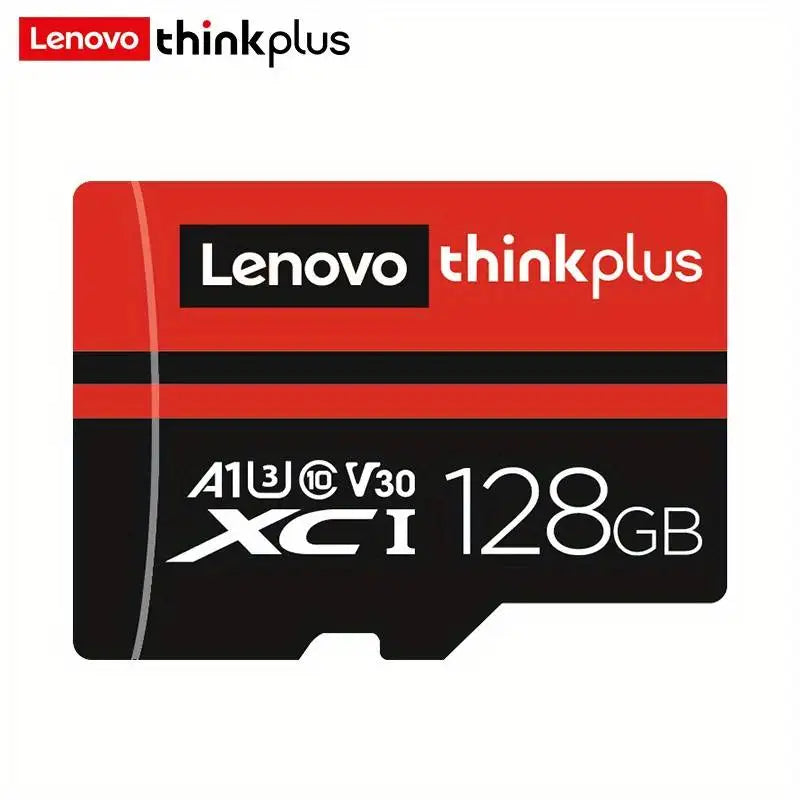 Lenovo ThinkPlus Mini SD karta Class 10 TF Flash karta 256 GB 128 GB 64 GB 32 GB červená a čierna pamäťová karta pre mobilný telefón PC reproduktor H