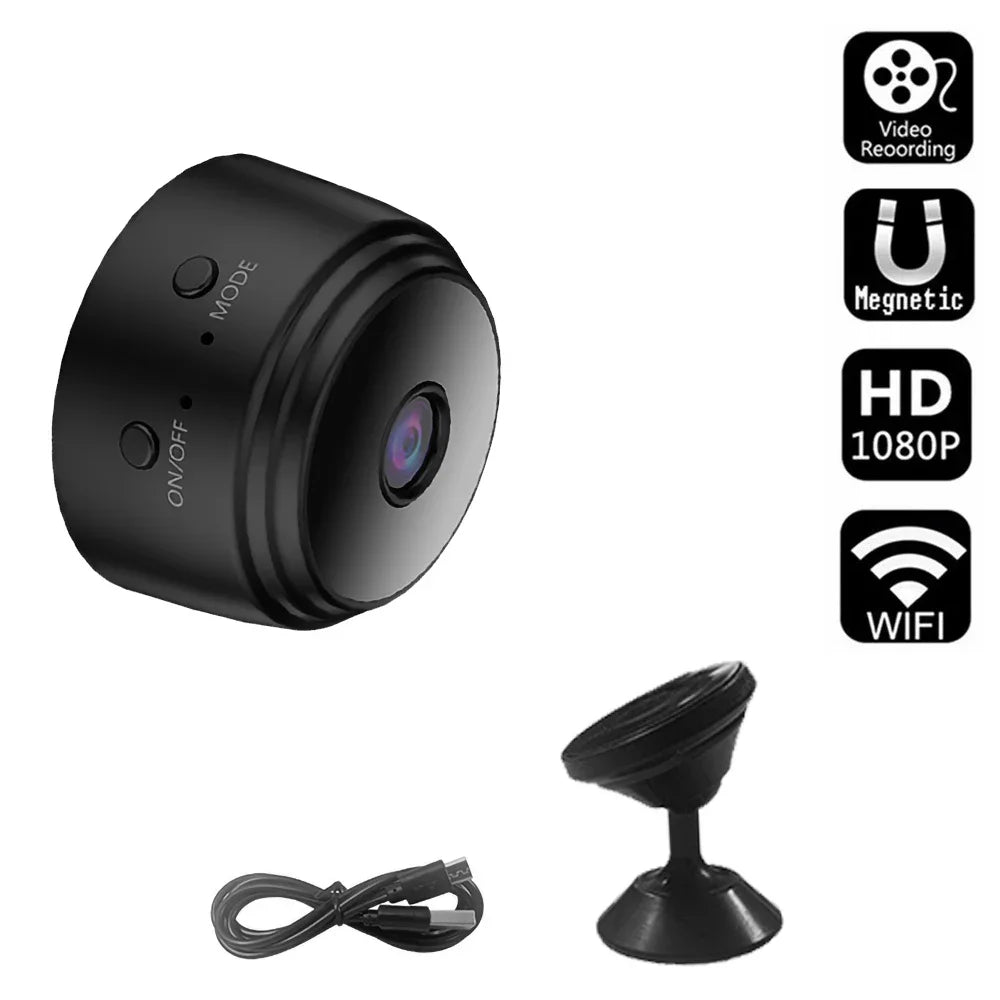 A9 Mini kamera HD 720P Inteligentné domáce zabezpečenie IP WiFi kamerový monitor Mobilná vzdialená kamera Mobilná vzdialená aplikácia