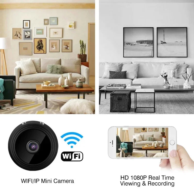 A9 Mini kamera HD 720P Inteligentné domáce zabezpečenie IP WiFi kamerový monitor Mobilná vzdialená kamera Mobilná vzdialená aplikácia
