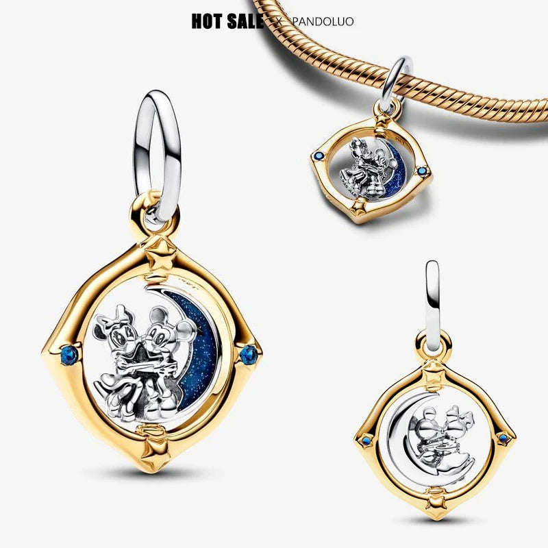 Novinka v sérii Disney Charm Beads Hodí sa k Pandora Original Charms náramok pre ženy 925 Strieborný prívesok s korálkami DIY šperky Hot Sale