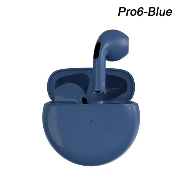 Bezdrôtové slúchadlá Air Pro 6 TWS s mikrofónom Fone Bluetooth slúchadlá Športové slúchadlá do uší Pro6 J6 Headset pre Apple iPhone Xiaomi Huawei