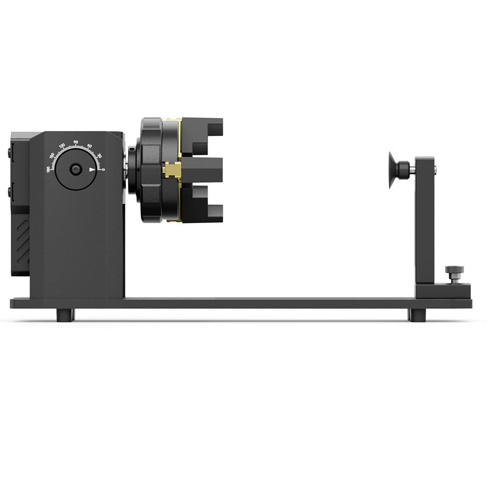 SCULPFUN RA Pro Laser Rotary Module, for Laser Engraving Cylindrical/Irregularly Round Objects, No Roller