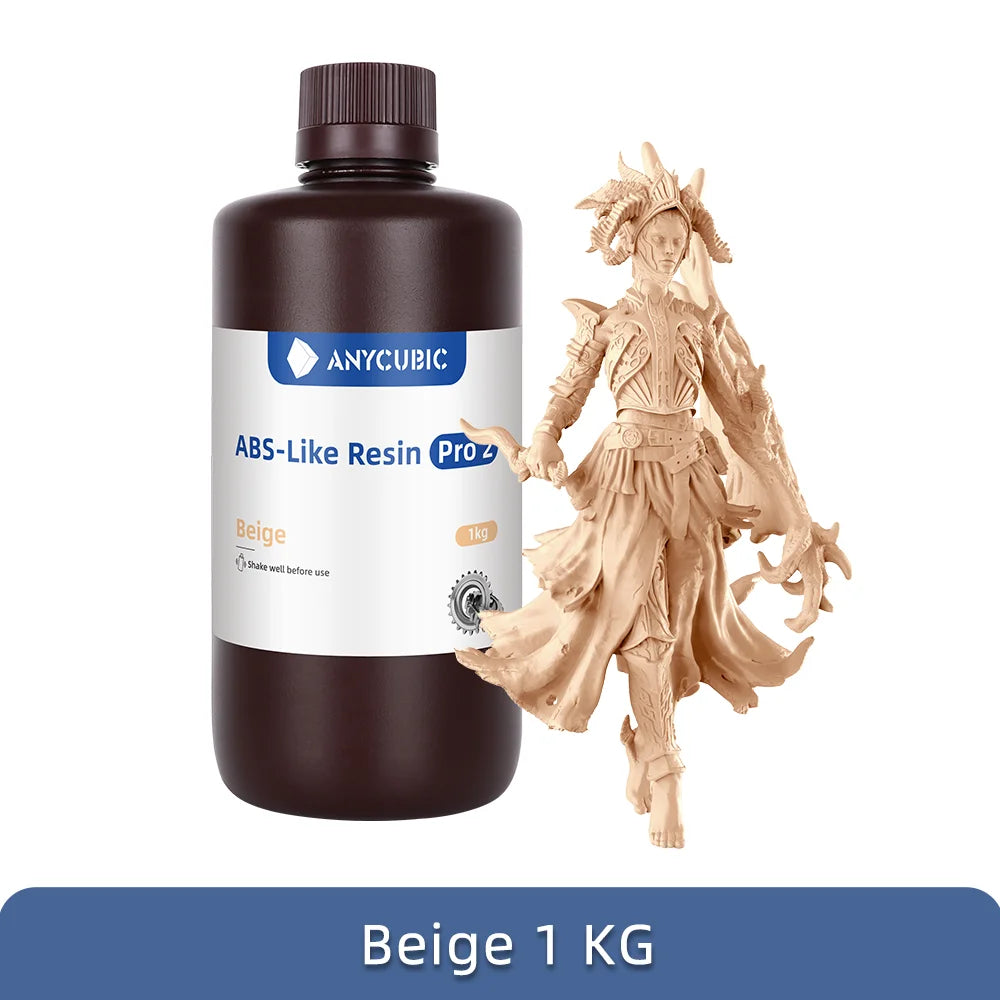 ANYCUBIC ABS Pro 2 Resin 405nm fotocitlivý polyresin, vysoká presnosť s minimálnym zmrštením pre LCD 3D tlačiareň
