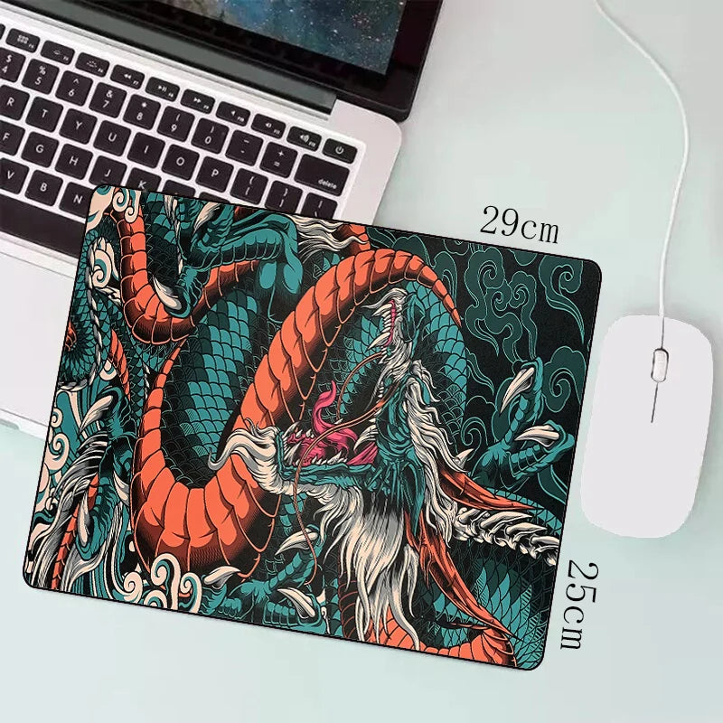 Japonský drak veľká herná podložka pod myš XXL klávesnica podložka pod myš pre hráčov na stôl Speed Desk Mat Anime 900x400 700X300 podložka pod myš